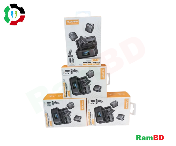 PLOKAMA VM80 Wireless Lavalier Microphone Set