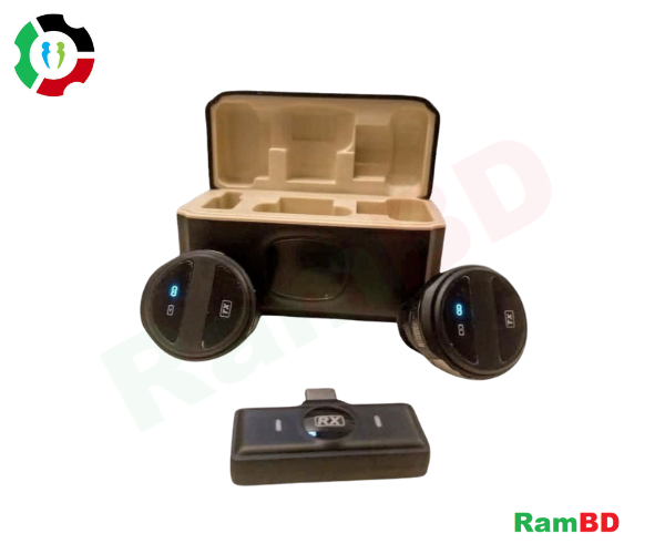 SX21 Wireless Magnetic Lavalier Microphone for Mobile & Camera