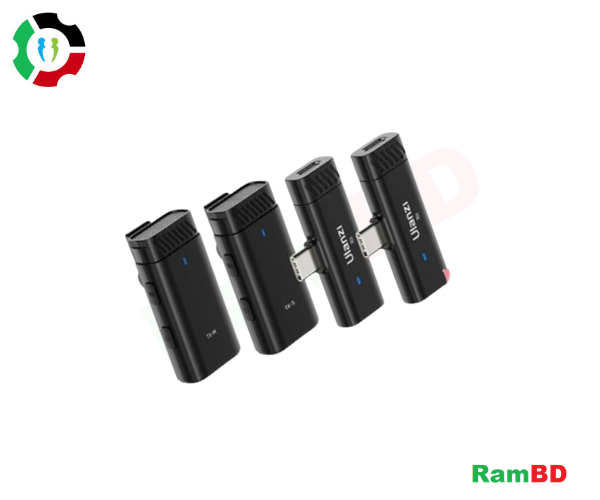 Ulanzi HM2301 Dual Channel Wireless Lavalier Microphone